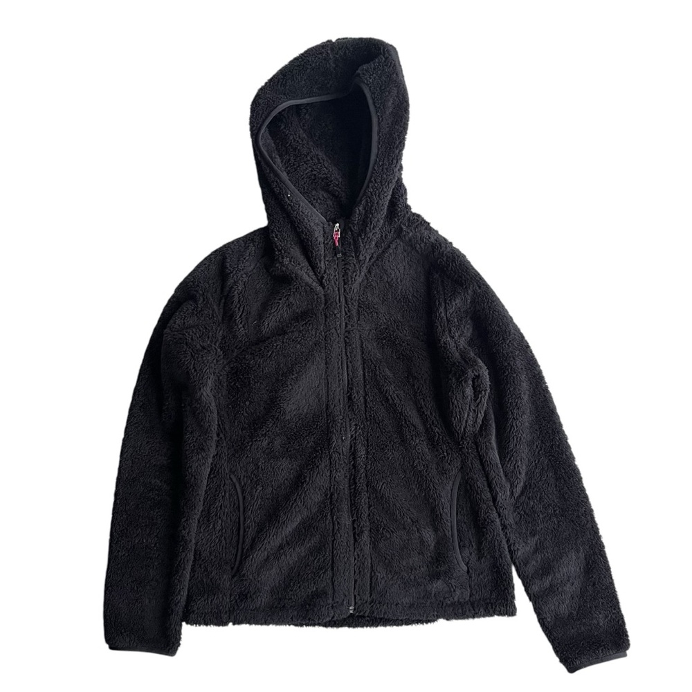 Nike ACG Women’s M Black High Pile Fleece Sherpa Full Zip Hooded Jacket ACGW1194 - Picture 2 of 16